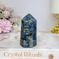 Periwinkle Chalcedony Tower 7cm