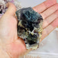 Natural Rainbow Cubed Fluorite Specimen 220g