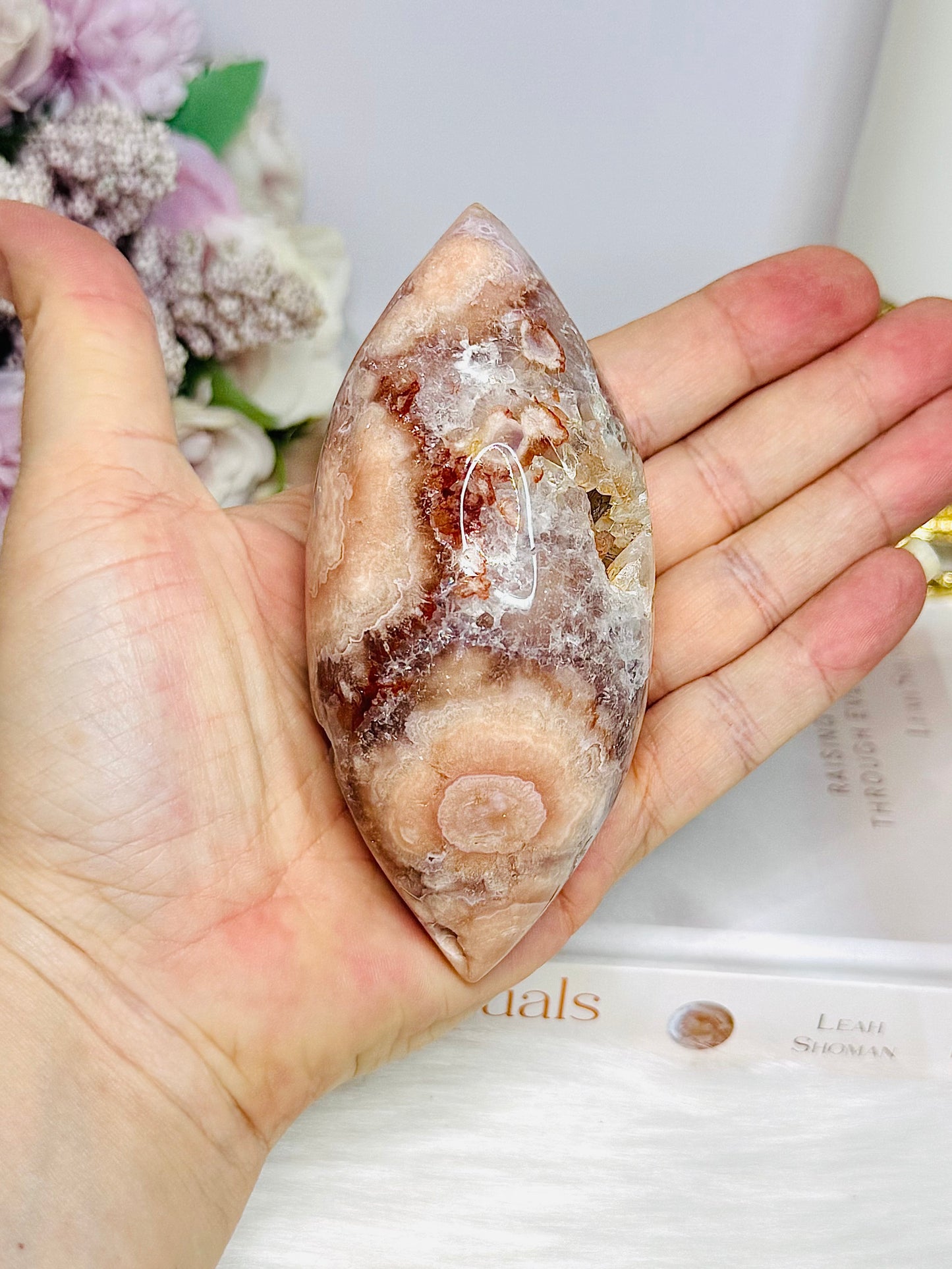 High Grade Druzy Pink Amethyst Egg | Freeform on Stand 17cm 290g