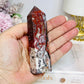 Mexican Lace Druzy Agate Tower 10.5cm