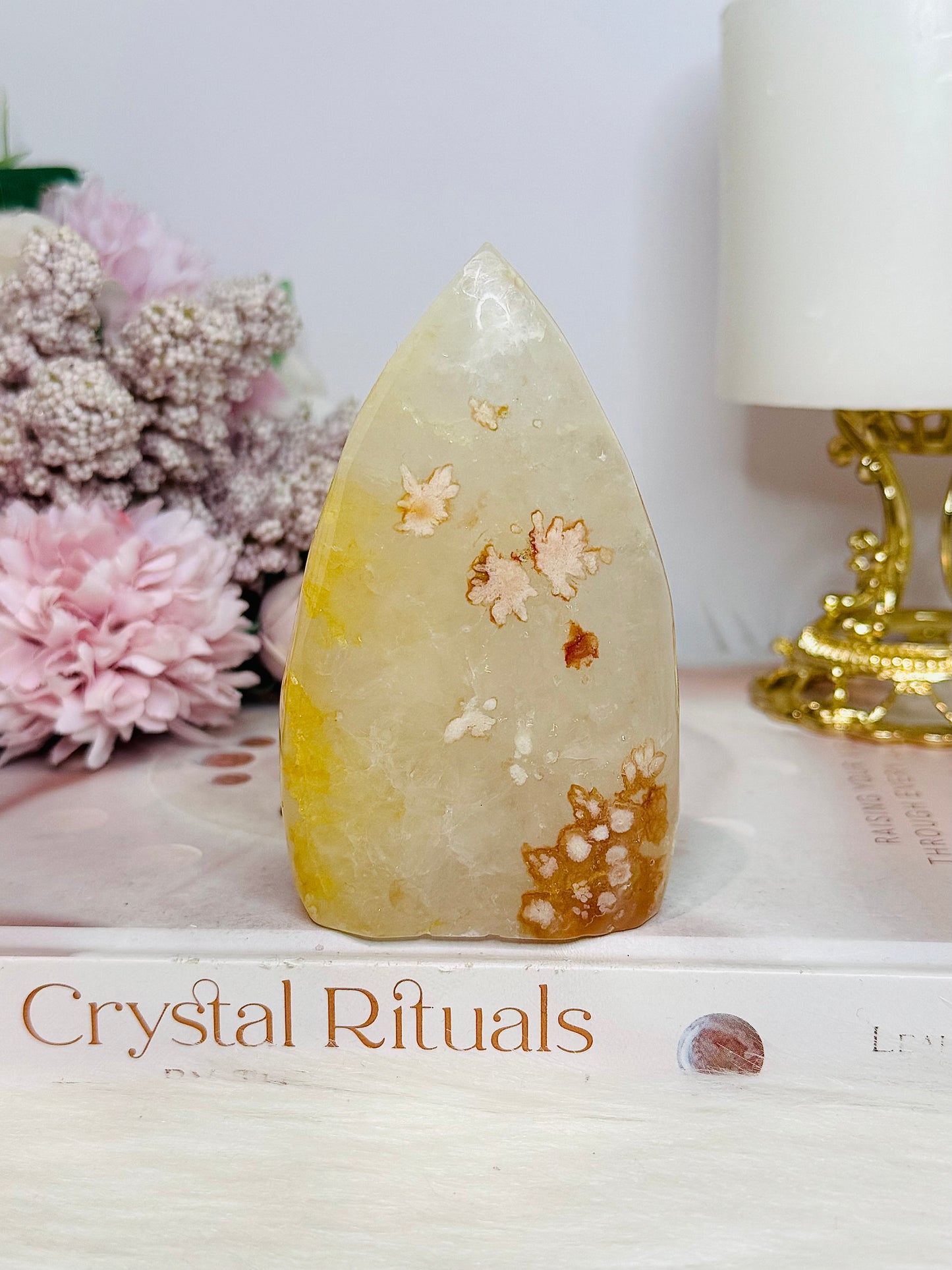 Flower Agate Flame | Freeform 10cm 246g
