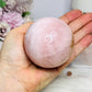 Large Rose Quartz Sphere (with Iron Oxide) on Stand 408g