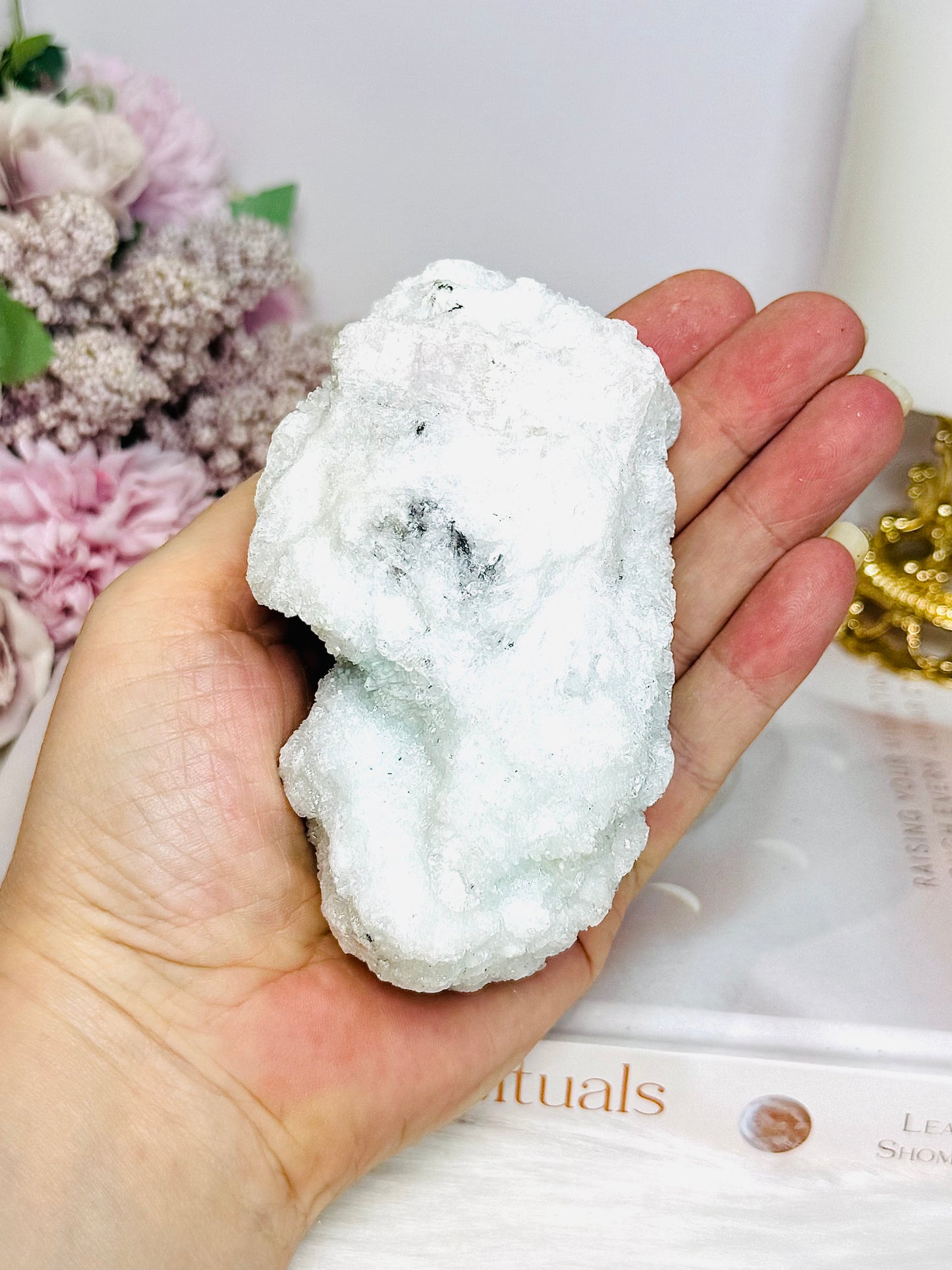 Raw Natural Blue Aragonite Specimen 11cm 311g