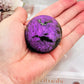 A Rare Stone ~ Stunning 173gram Flashy Purpurite Sphere On Stand