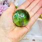 FOR SUE ~ High Grade Fluorite Sphere Full of Incredible Rainbows 161g On Stand