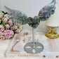 Purple Labradorite Heart with Wings ~ Each piece is full of flash 18cm