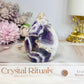 Chevron | Dream Amethyst Flame | Freeform 7.5cm