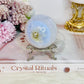 Druzy Blue Lace Agate Sphere On Stand 215grams
