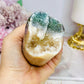 Pink Amethyst with Green Jasper Inclusions Druzy Freeform 466g 11cm