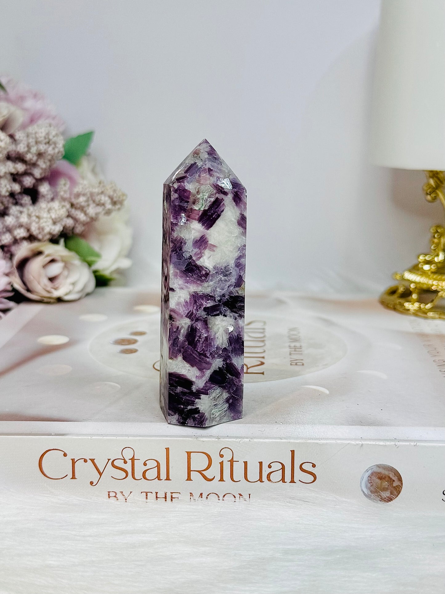 Lepidolite | Purple Mica Tower 8cm