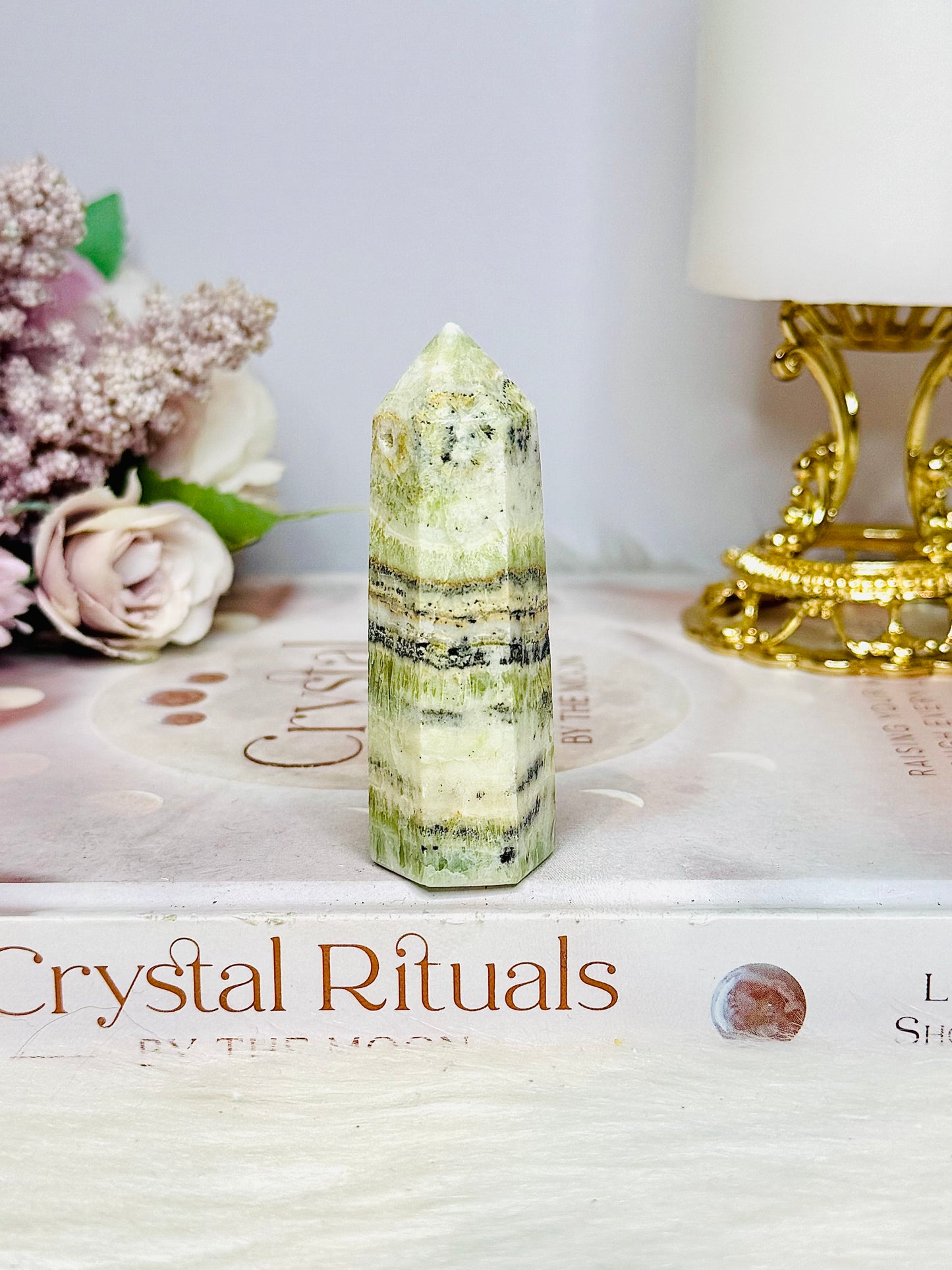 Green Calcite Tower 7cm