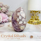 Pink Amethyst X Flower Agate Small Druzy Freeform 8.5cm 260g