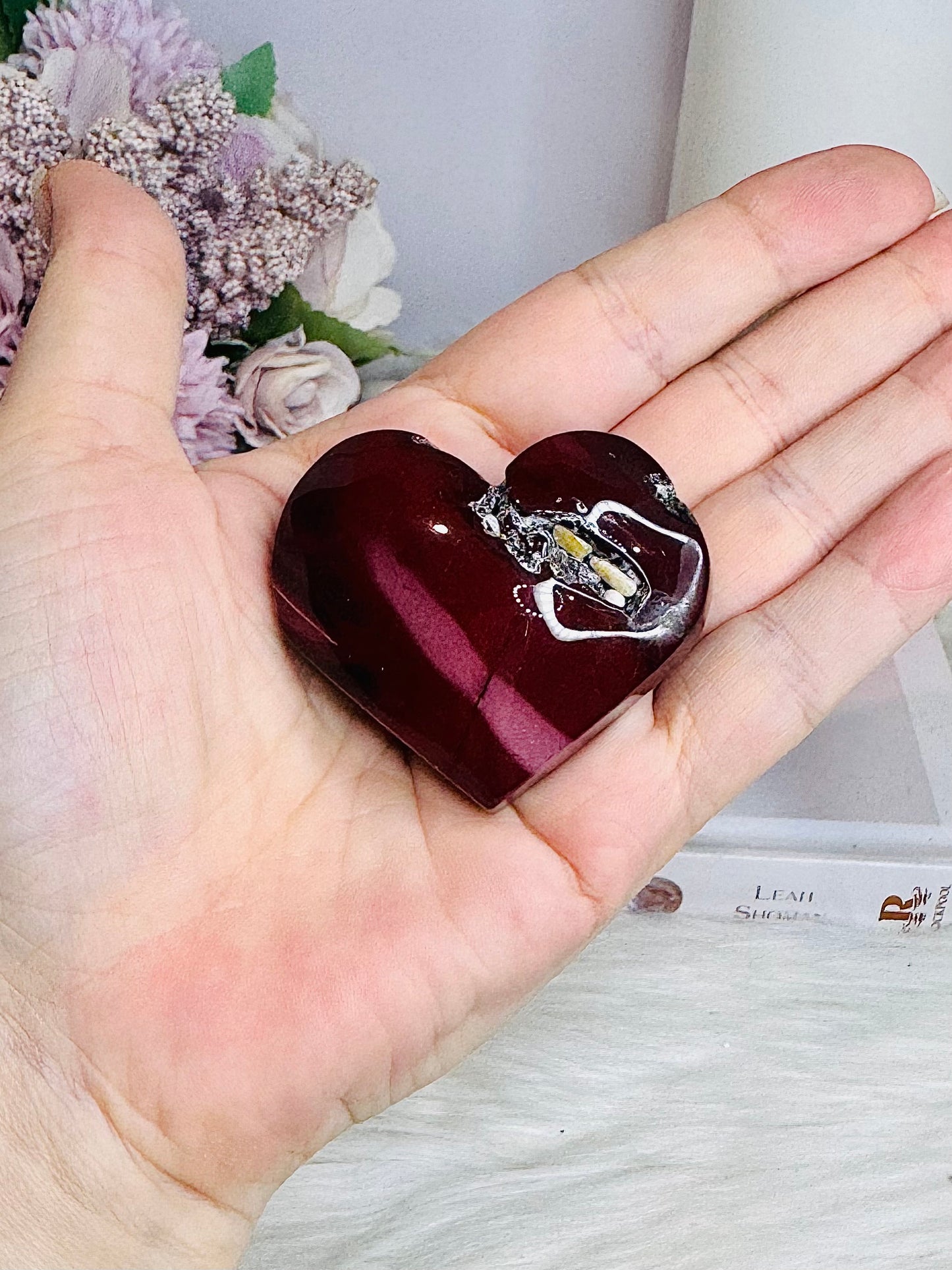 High Grade Mookaite Jasper Puffy Heart