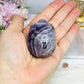 Chevron Amethyst Carved Skull 6cm