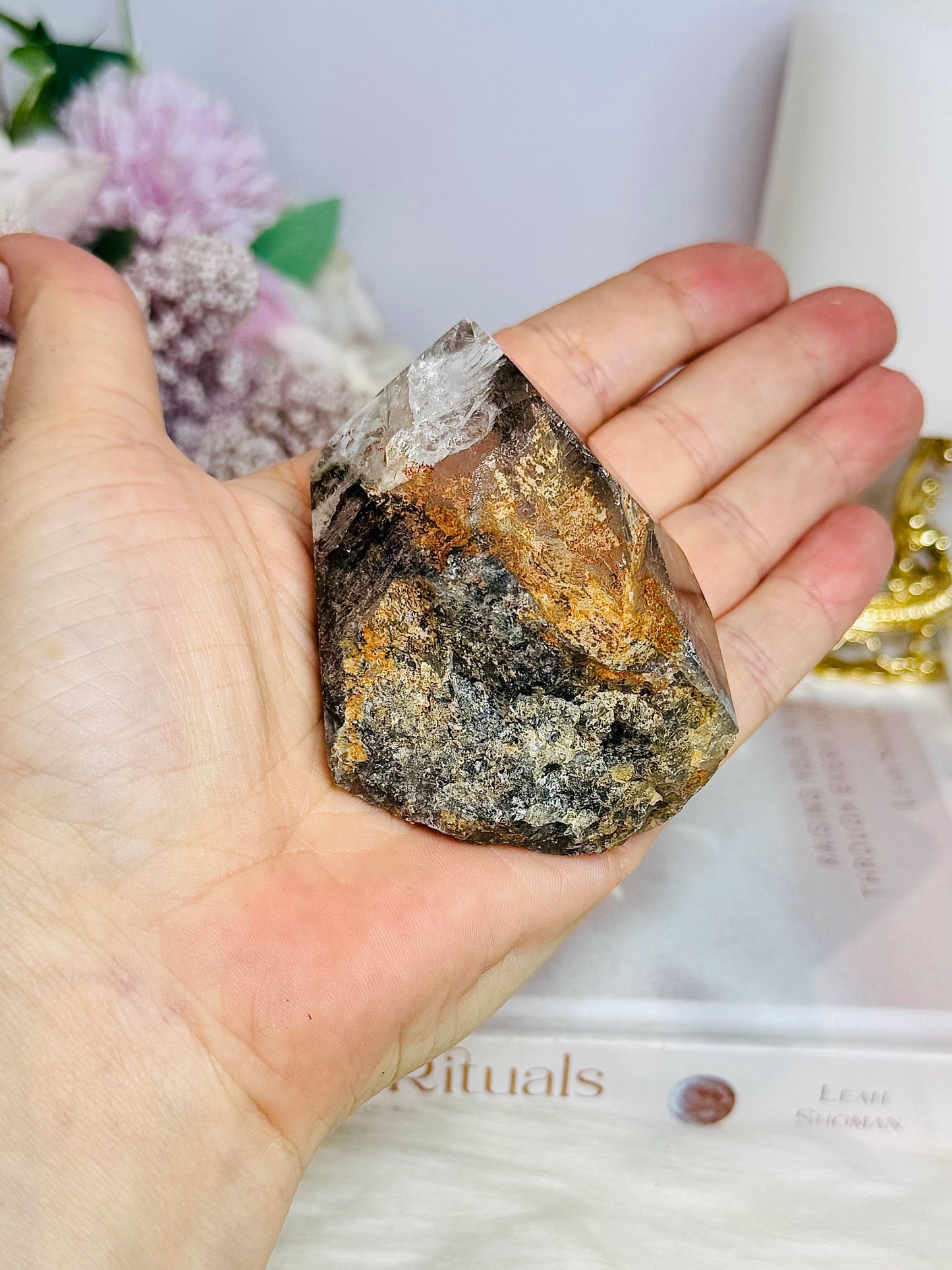 Garden Quartz | Lodolite Natural Freeform 143g