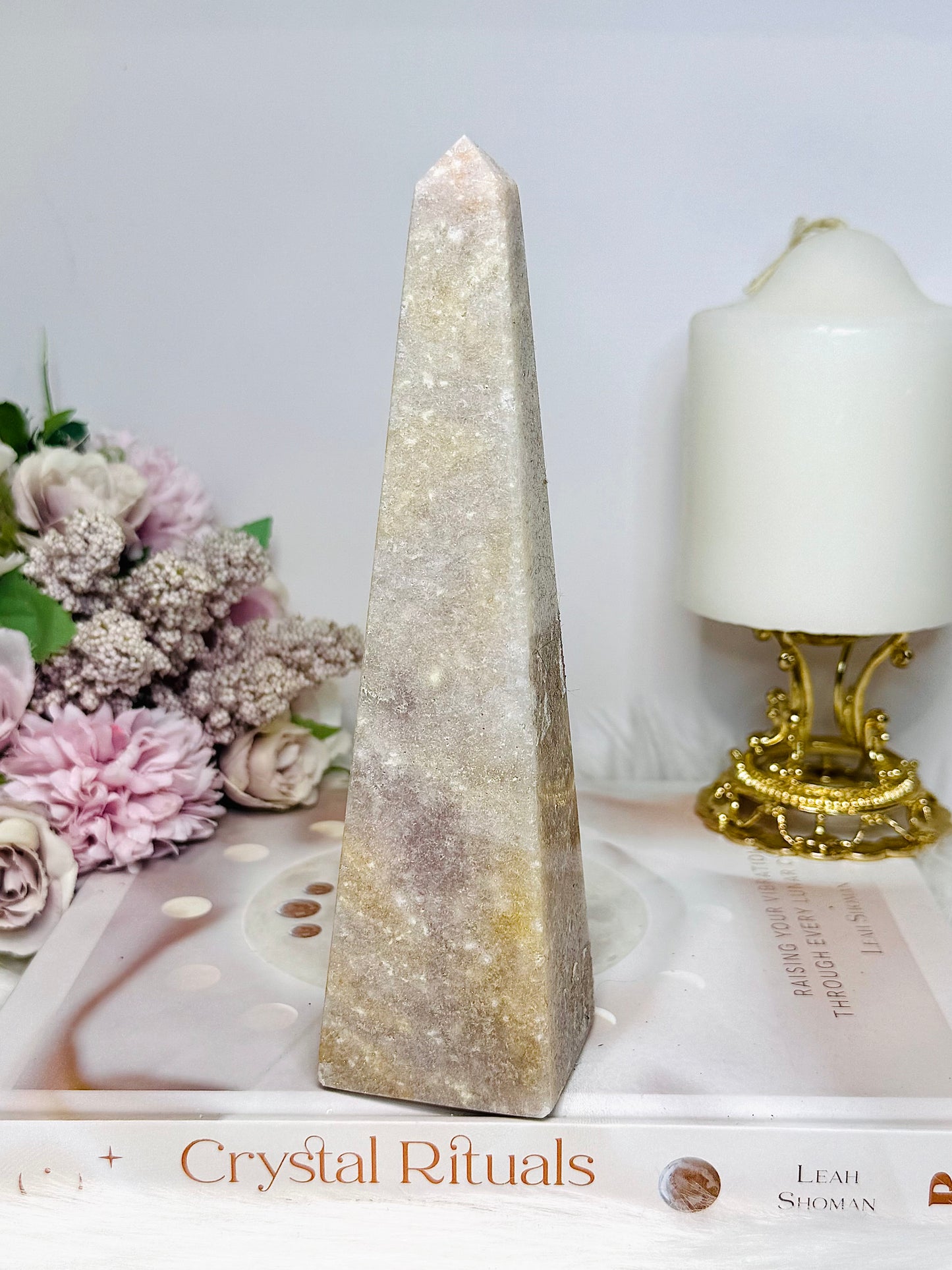 Pink Amethyst Obelisk | Tower From Brazil 18cm