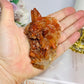 Natural Tangerine Quartz Cluster Specimen 9.5cm