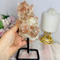 ⚜️ SALE ⚜️ Large Natural Pink Lithium Cluster on Stand 1.08KG 20cm
