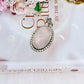 Beautiful Large Rose Quartz Pendant In Gift Bag