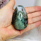 Moss Agate Druzy Egg On Stand 6.5cm