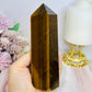 Tigers Eye Large Chunky Tower Full Of Flash 14cm