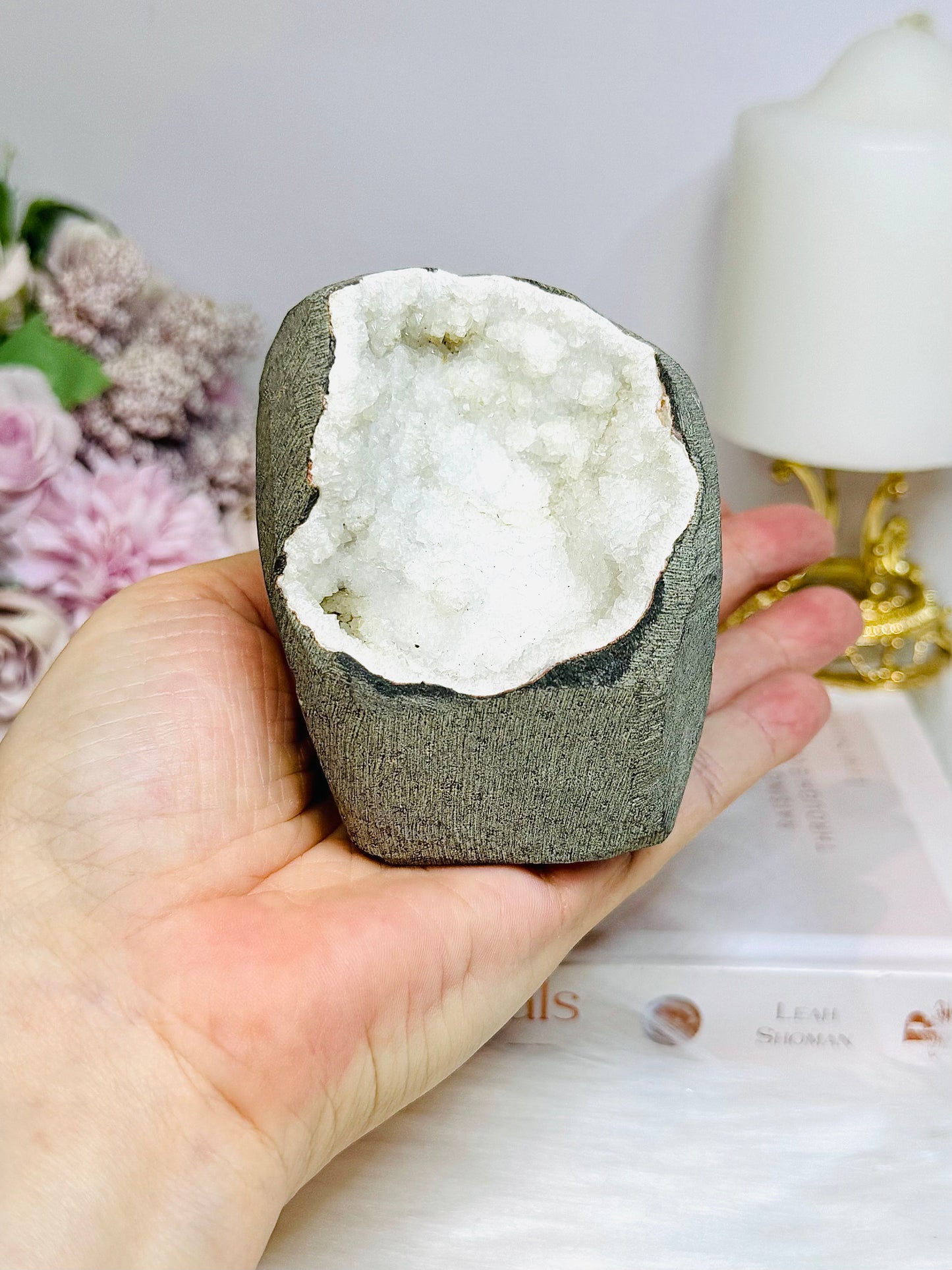 Druzy Apophyllite Freeform 8cm 369g
