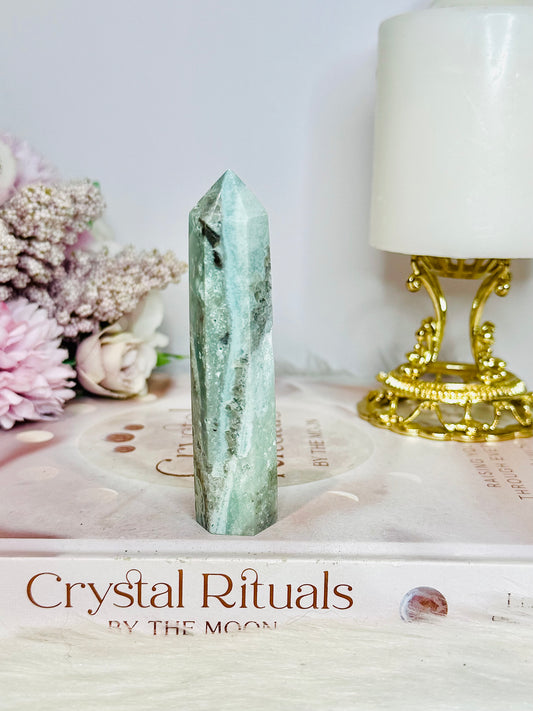 Sky Blue Quartz Tower 9.5cm