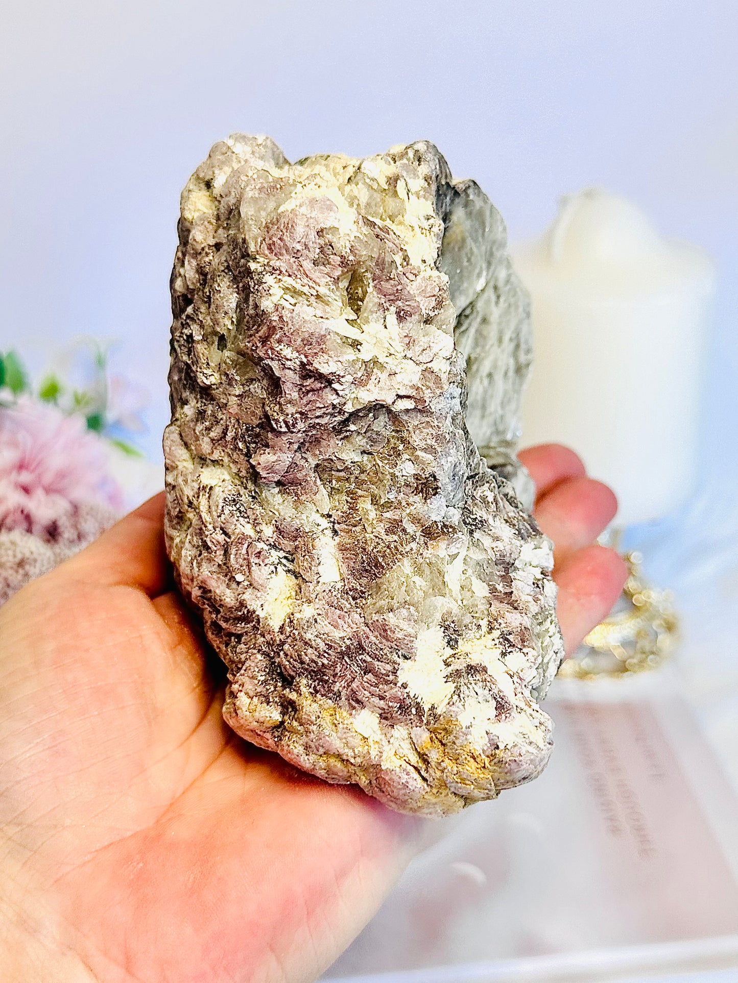 Stunning Large 1.05KG Purple Mica Natural Specimen From Brazil