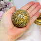 Leopard Skin Jasper Sphere on Stand 189g