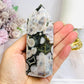 Rare Eighth Vein Jasper Druzy Chunky Tower 11cm 231g
