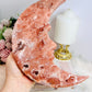 Huge Pink Amethyst Druzy Moon 21cm 1.06KG