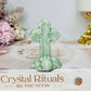 Green Amazonite Cross