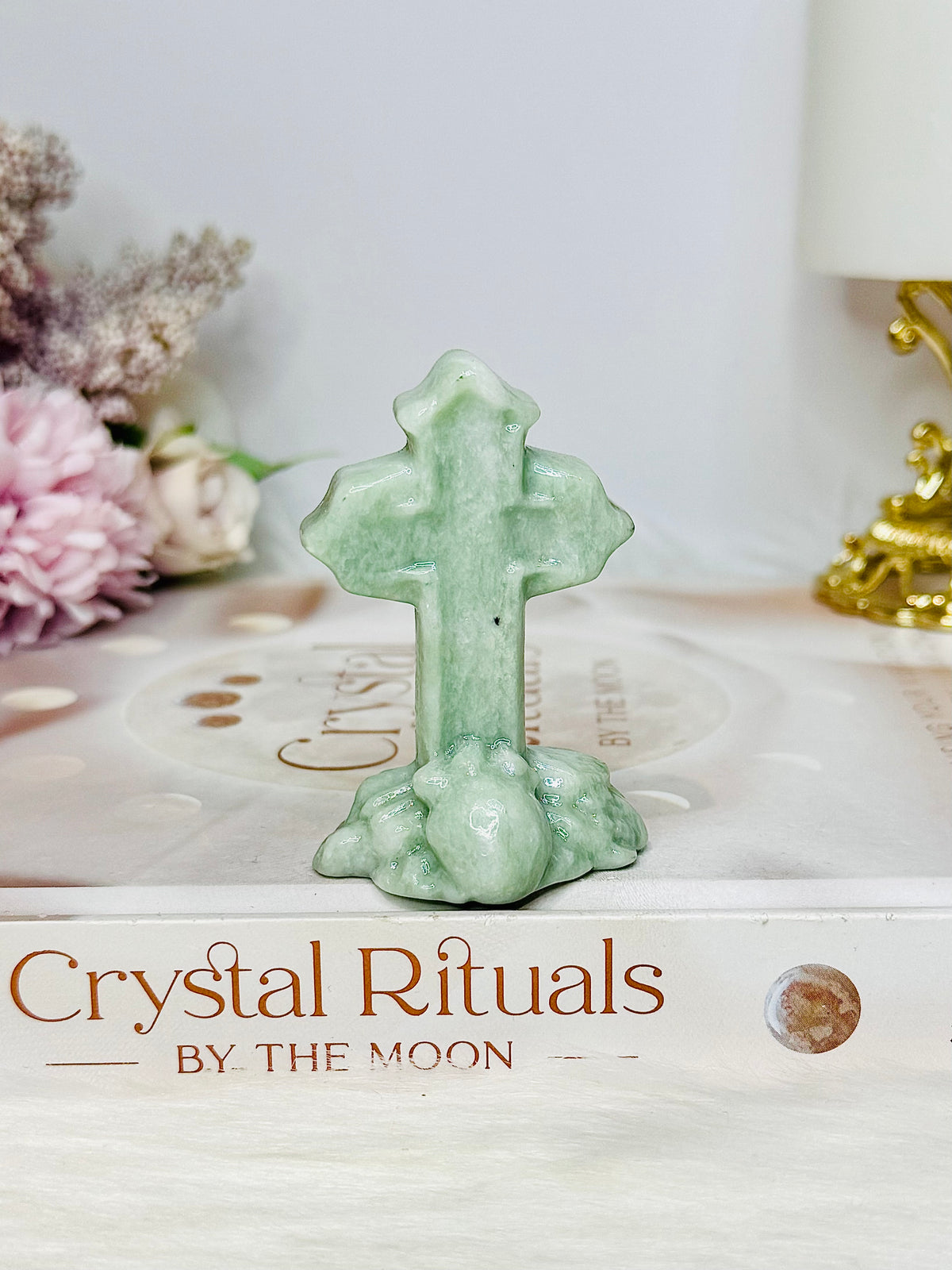 Green Amazonite Cross
