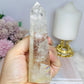 Clear Quartz Tower with Rainbows 12.5cm