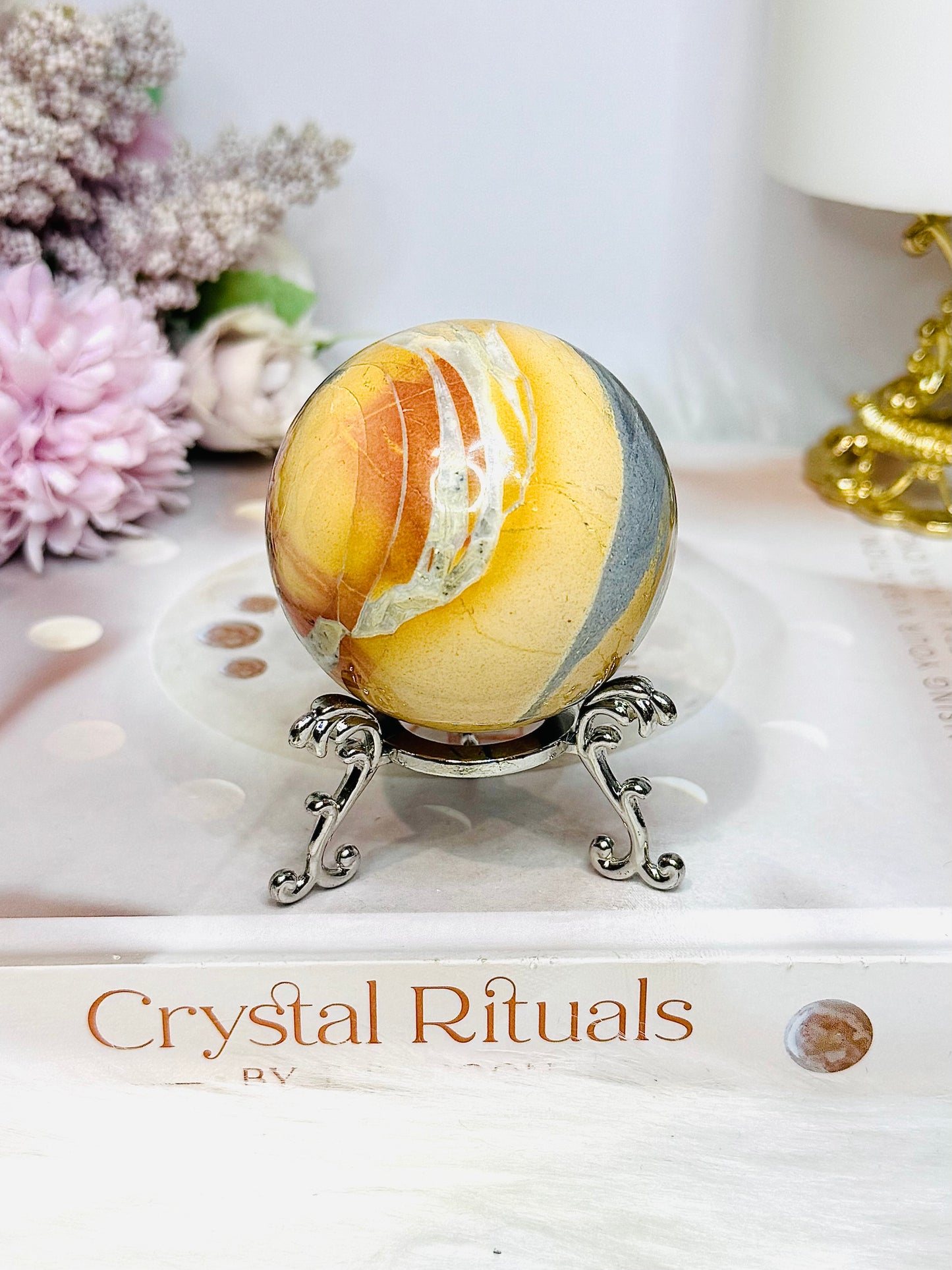 Maligano Jasper Sphere on Stand 227g