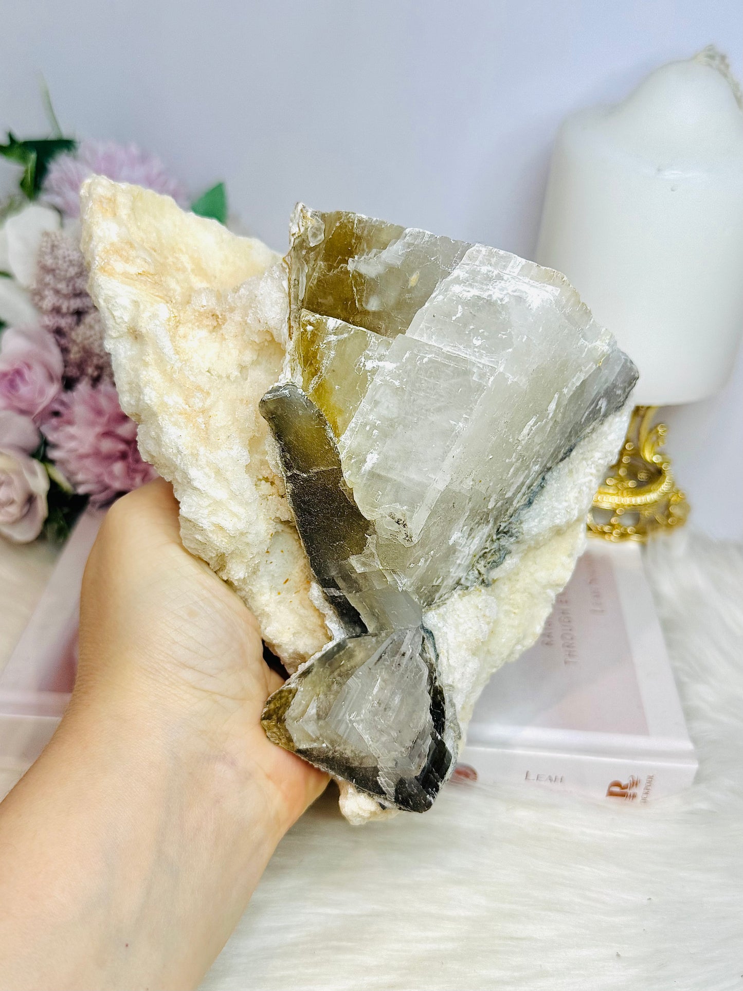 Large Natural Calcite Specimen 1.3KG