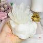 Large Clear Quartz Pineapple Lamp on Light Stand 810g