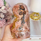 Stunning Large Druzy Pink Amethyst Freeform From Brazil 14cm 956grams