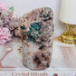 Large Natural Pink Amethyst Freeform with Moss Agate Inclusions 775g