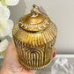 Glass Lantern Led Linear Gold/wash 15cm