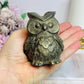 Large Pyrite Owl 8cm 605g