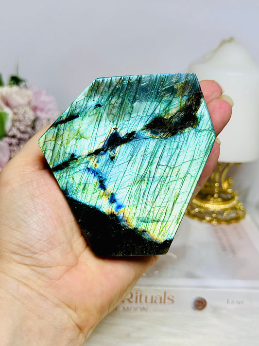Large High Grade Labradorite Freeform 348g 10cm