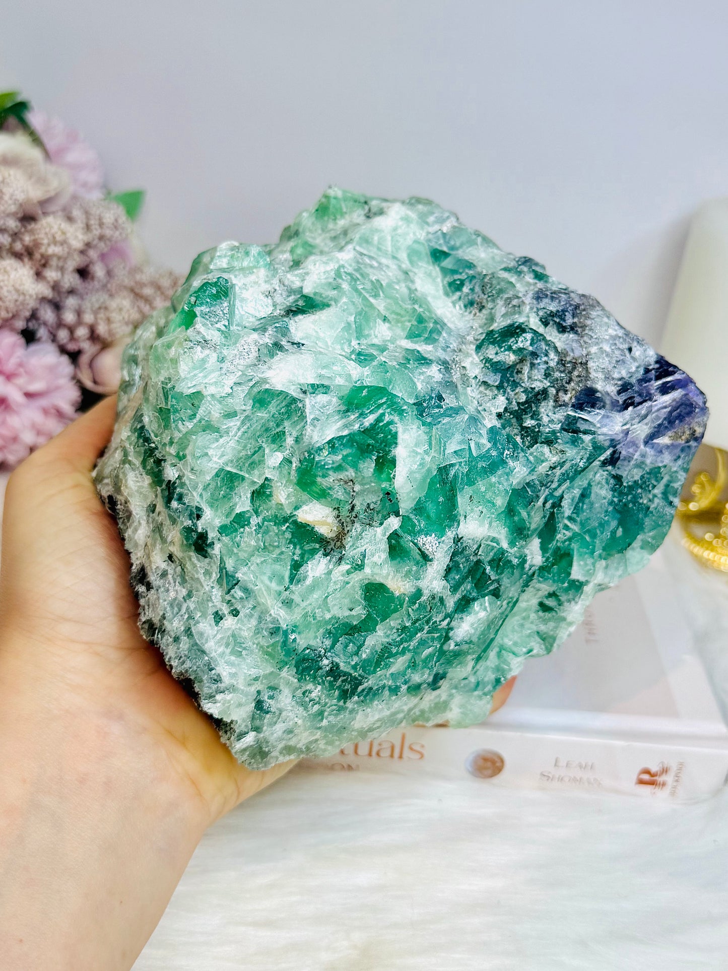 Huge Natural Fluorite Specimen 3.09KG
