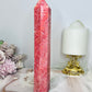 Large Thulite Tower with Epidote Inclusions 20cm