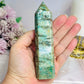 Amazonite with Smokey Quartz Tower 13cm