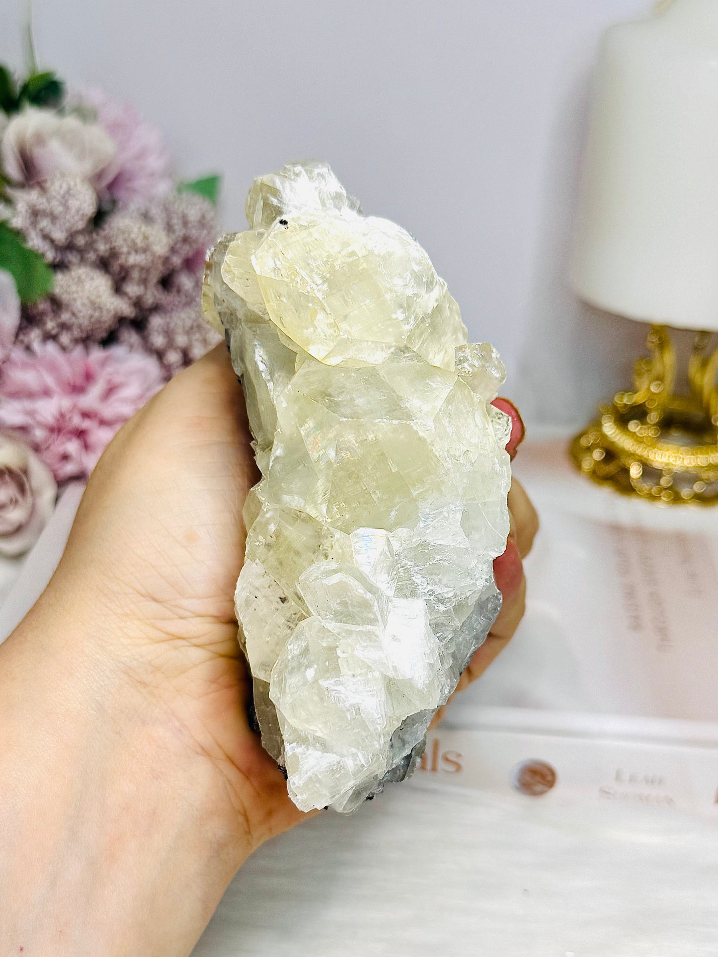 Natural Calcite Specimen (UV Reactive) 12cm 475g