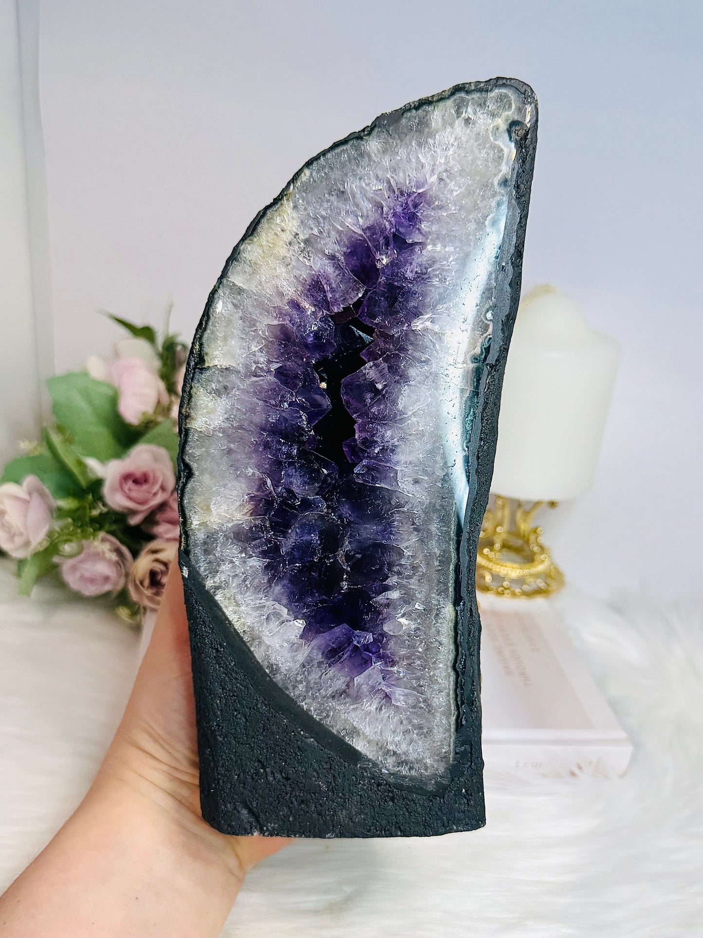 Large Amethyst Cathedral 2.1KG 21cm From Brazil