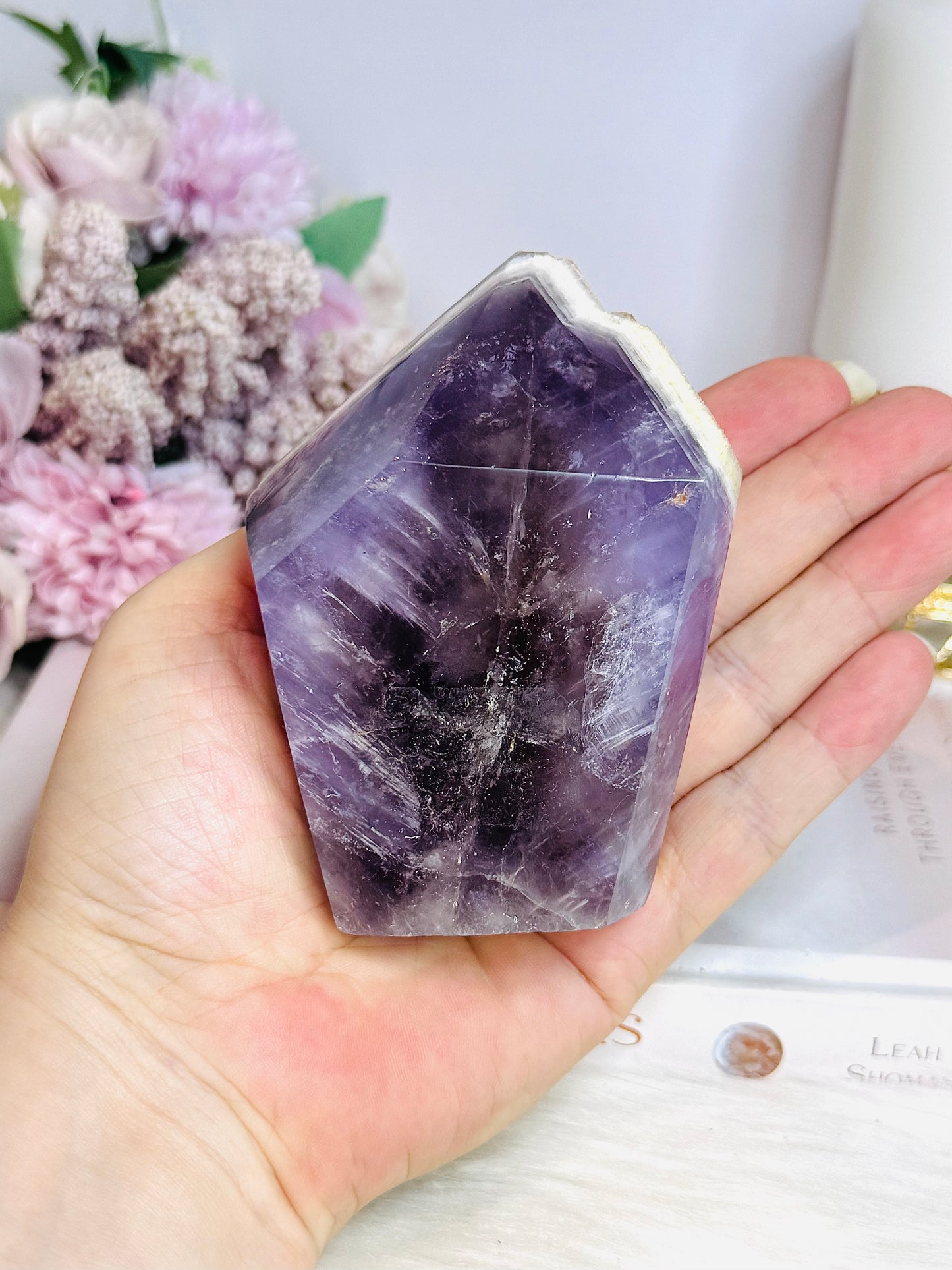 Large Chevron | Dream Amethyst Chunky Point 424g