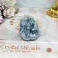 Blue Celestite Cluster Egg 153g