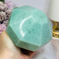 Unique Large Amazonite 8 Sided Freeform 1.17KG (sticker marks on crystal)